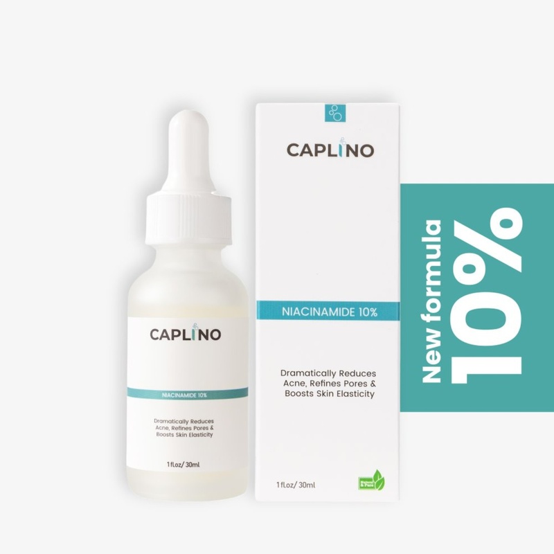 CAPLINO Niacinamide 10% Face Serum – Acne & Blemish Care, Pore Minimizing, Oil Control, Skin Brightening Serum | 30ml