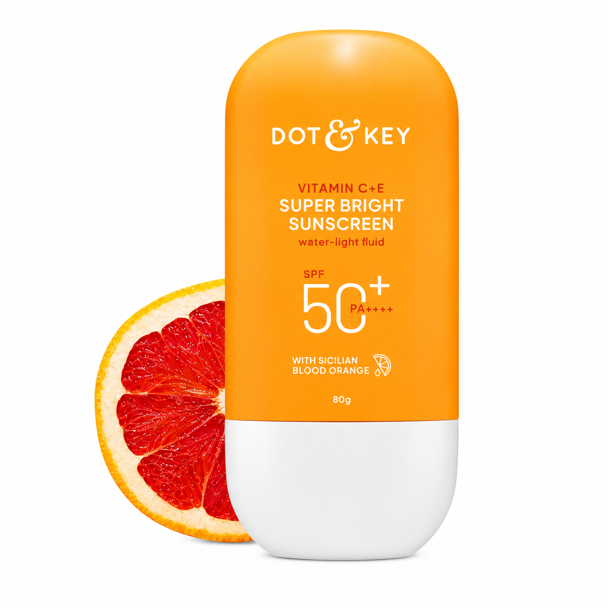 Dot & Key Vitamin C + E Super Bright Sunscreen SPF 50 PA+++ | UVA, UVB & Blue Light Protection | 50g